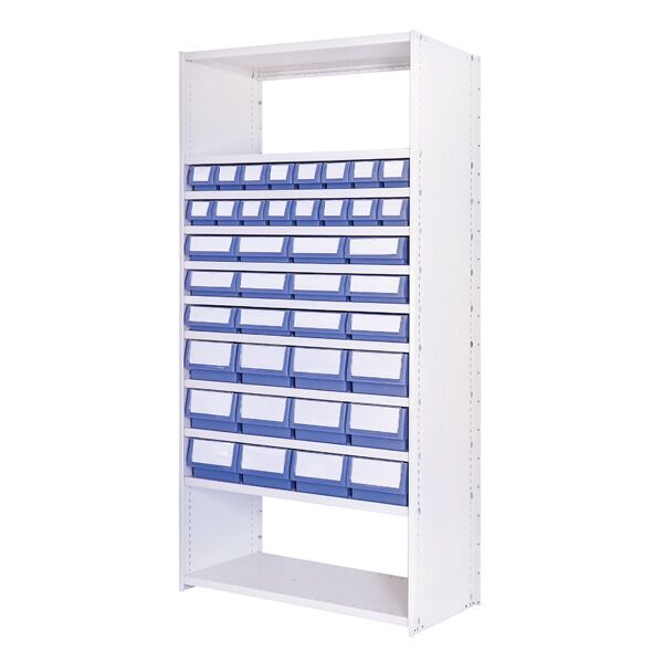 Delta Plus Shelving Bay A with Shelf Trays