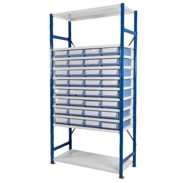 Expo 4 Shelving Bay C with Shelf Trays
