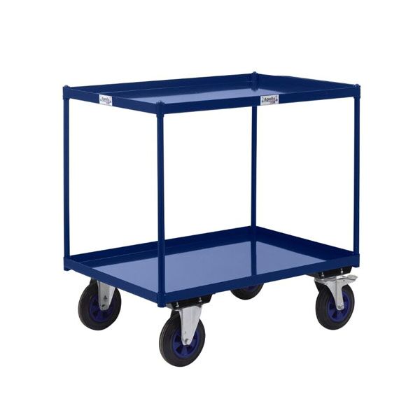 Shelf Trolleys with 2 Tier Steel Shelving